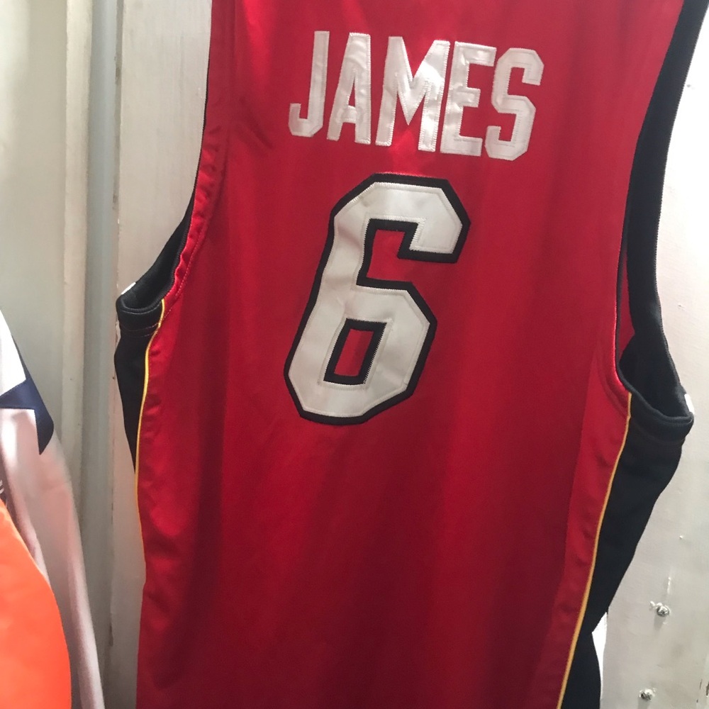 Red Jersey with Number 6